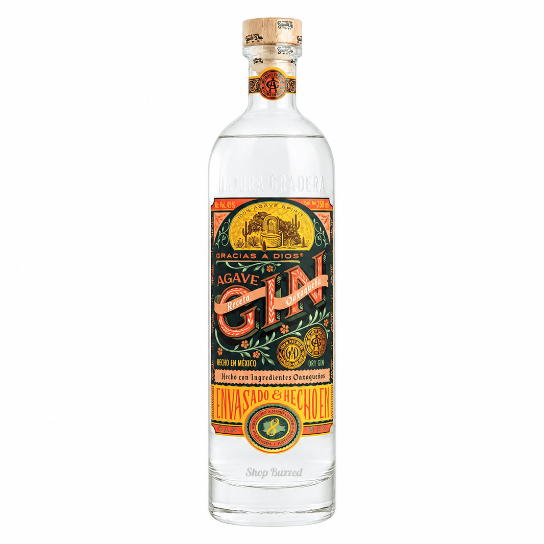 Gracias a Dios Oaxacan Recipe Agave Gin 750ml - Shop Buzzed