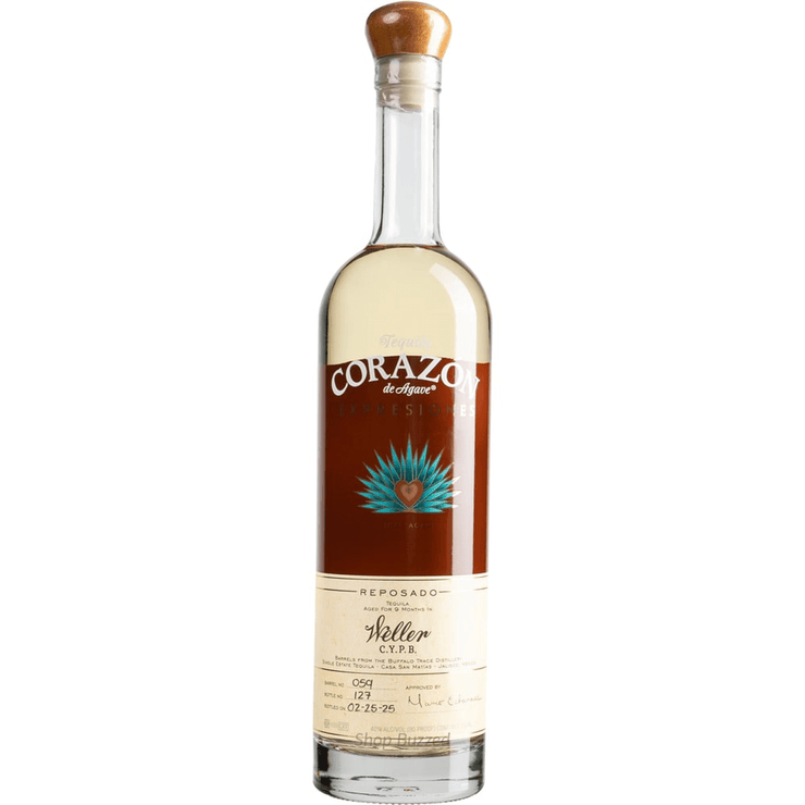 Corazón Expresiones Weller C.Y.P.B. Reposado Tequila 750ml - Shop Buzzed