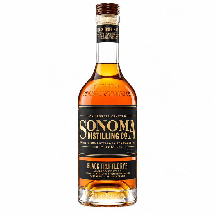 Sonoma Distilling Co. Black Truffle Rye Whiskey 750ml - Shop Buzzed