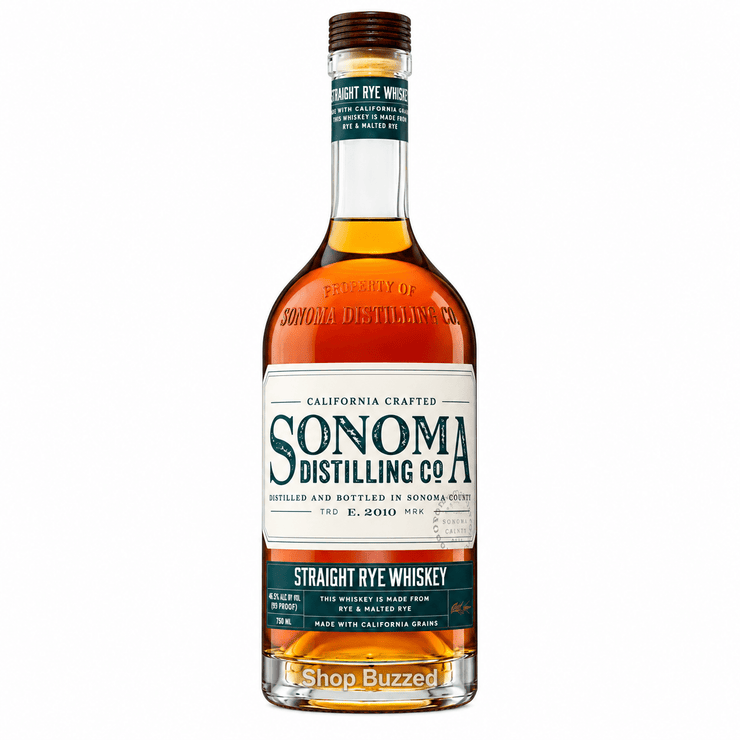 Sonoma Distilling Co. California Rye Whiskey 750ml - Shop Buzzed