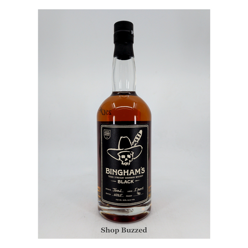 Bingham's Black Texas Straight Bourbon 5 Year 750ml - Shop Buzzed
