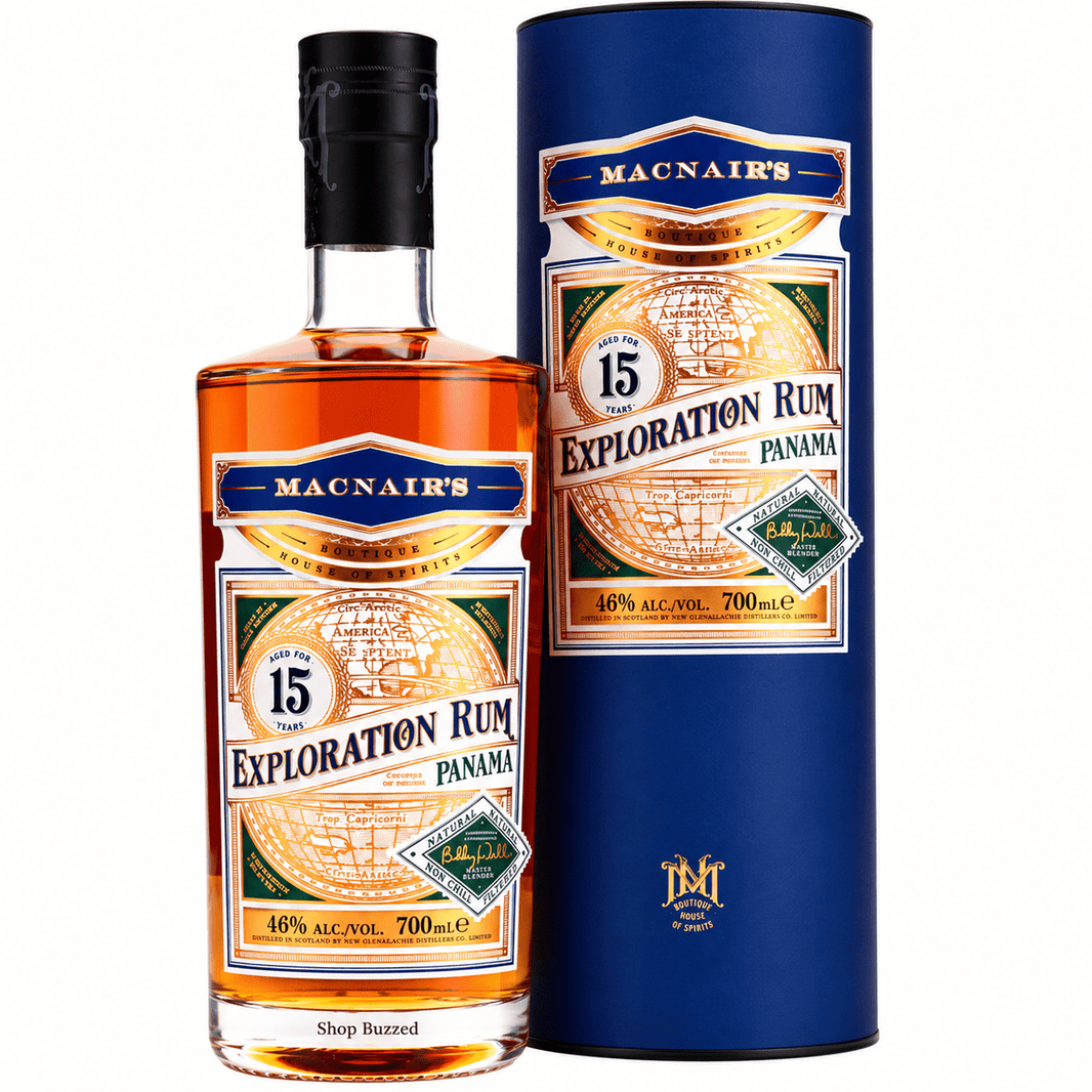 MacNair's 15 yr Exploration Rum 700ml - Shop Buzzed