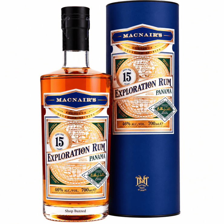 MacNair's 15 yr Exploration Rum 700ml - Shop Buzzed