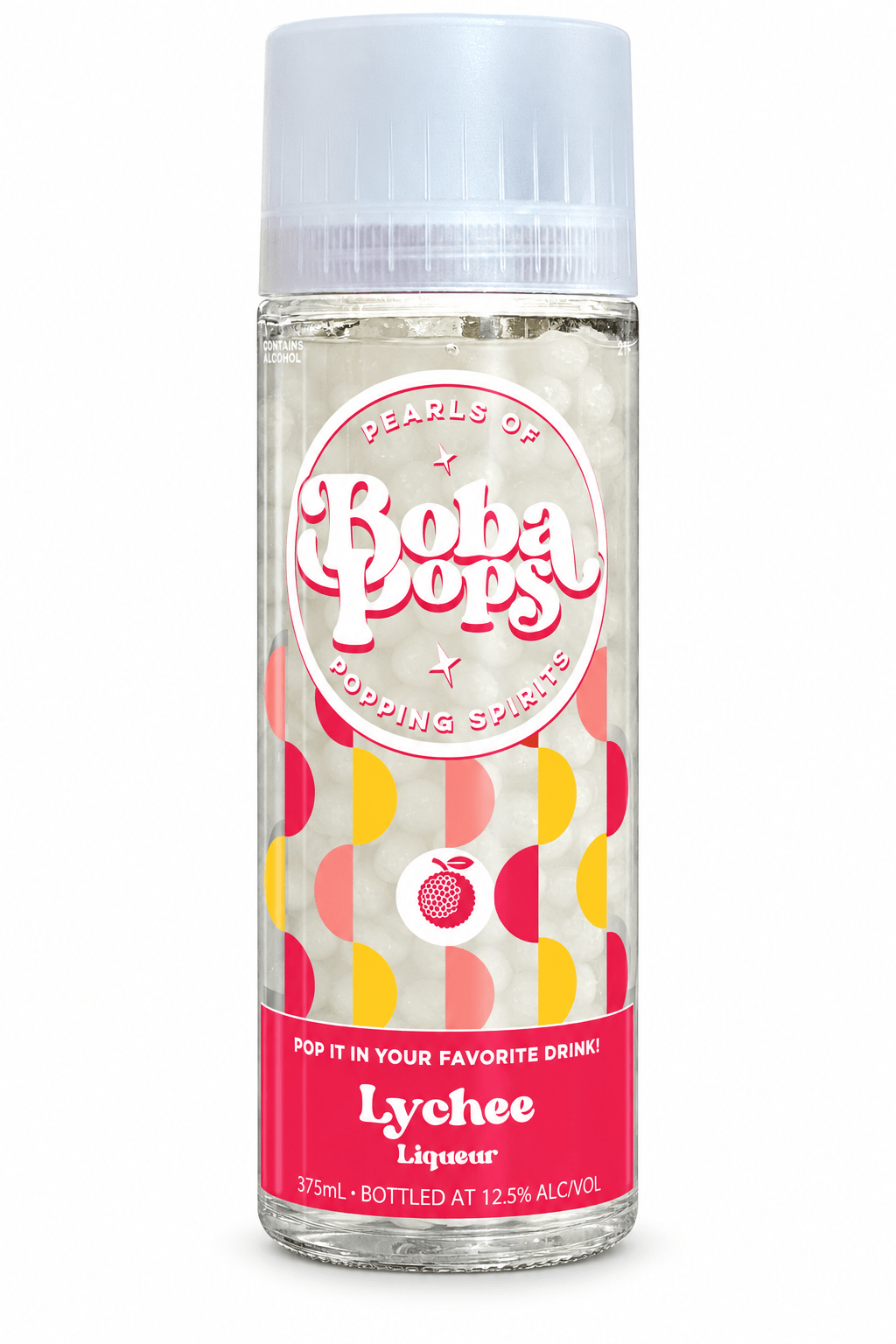 Boba Pops Lychee 375ml - Shop Buzzed