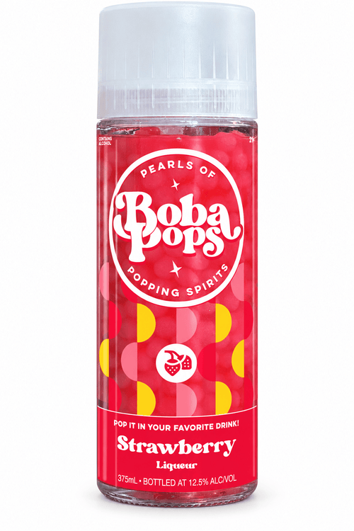 Boba Pops Strawberry 375ml - Shop Buzzed