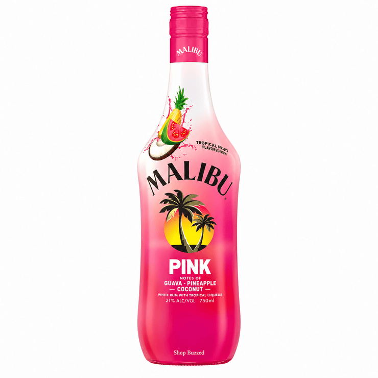 Malibu Rum Pink 750 ML - Shop Buzzed
