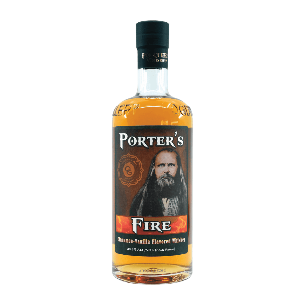 Porter's Fire Cinnamon-Vanilla Whiskey 750ml - Shop Buzzed