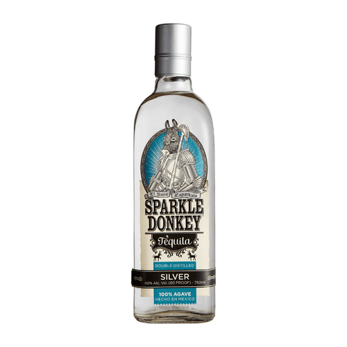 Sparkle Donkey Silver Tequila 750ml - Shop Buzzed