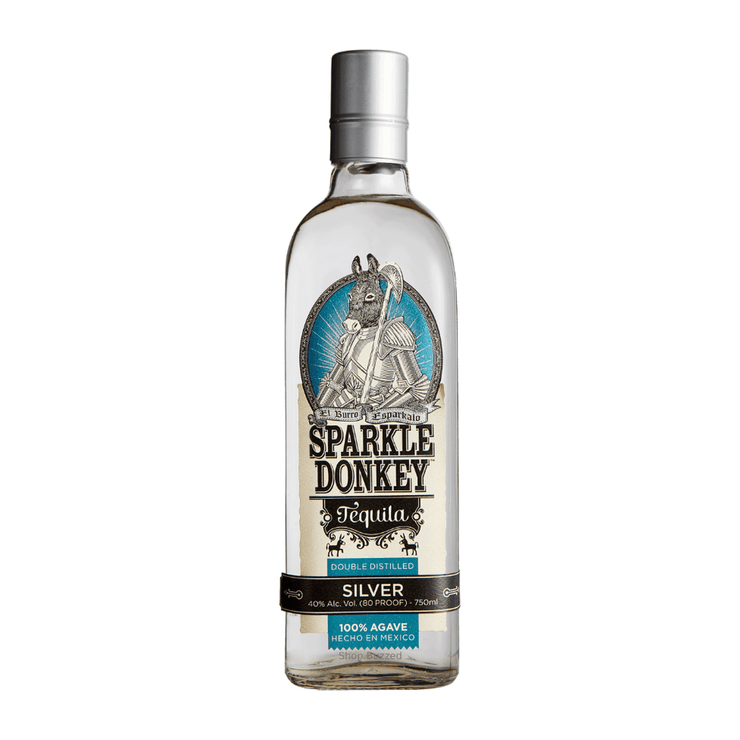 Sparkle Donkey Silver Tequila 750ml - Shop Buzzed