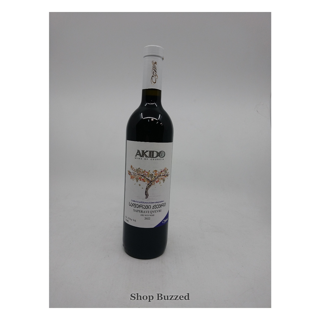 Akido Saperavi Qvevri Red Wine 750ml - Shop Buzzed
