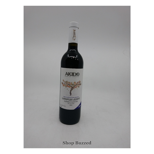 Akido Saperavi Qvevri Red Wine 750ml - Shop Buzzed