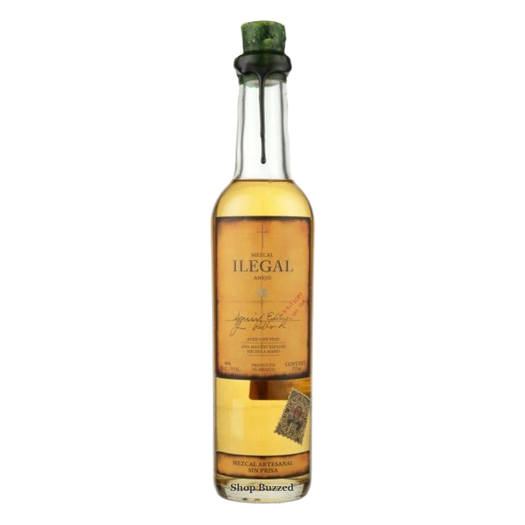 Ilegal Mezcal Anejo 375ml - Shop Buzzed