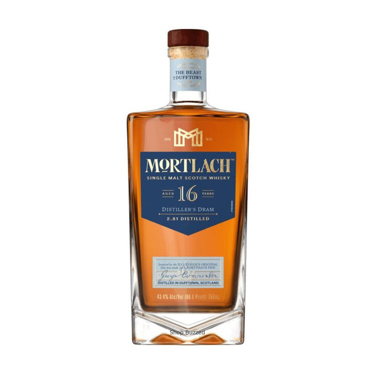 Mortlach 16 Year Distiller’s Dram Single Malt Scotch 750ml - Shop Buzzed