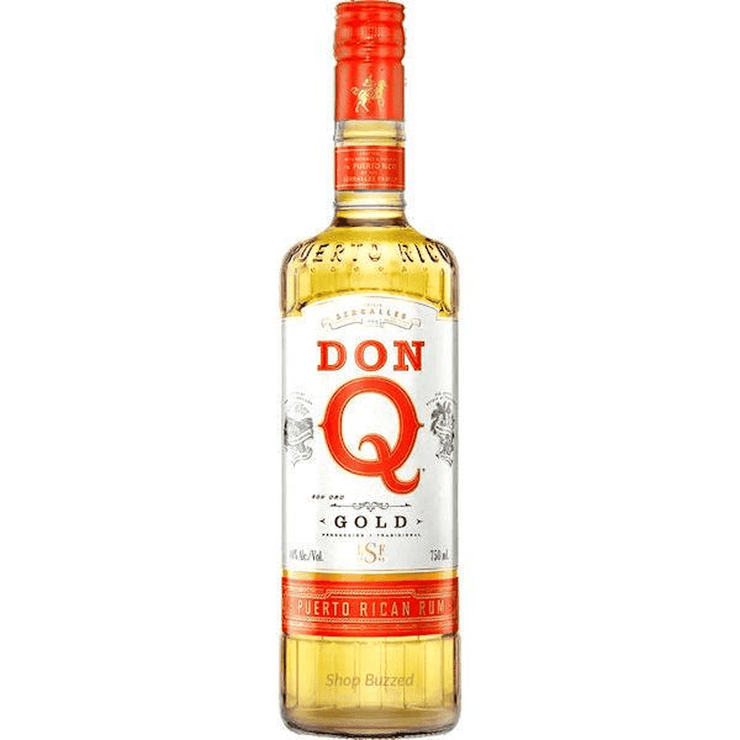 Don Q Gold Puerto Rican Rum 750ml - Shop Buzzed
