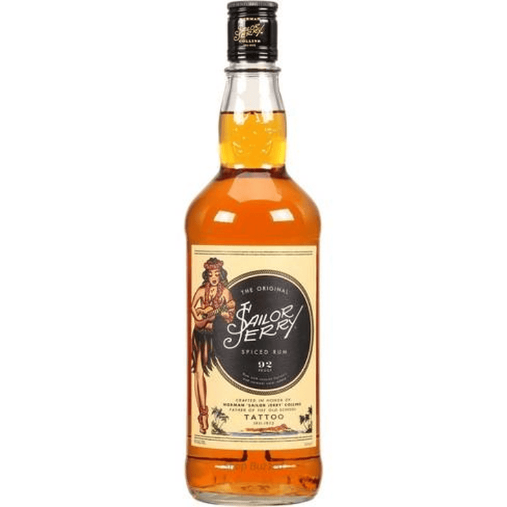 Sailor Jerry Original Spiced Rum 750ml - Shop Buzzed