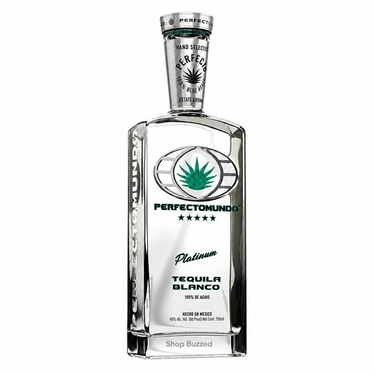 Perfectomundo Platinum Blanco Tequila 750ml - Shop Buzzed