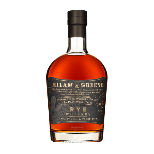 Milam & Greene Port Cask Finished Rye Whiskey 750ml - Shop Buzzed