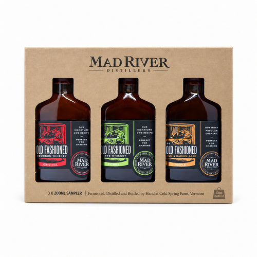 Mad River Old Fashioned Cocktail Variety Pack 3 x 200ml gift box