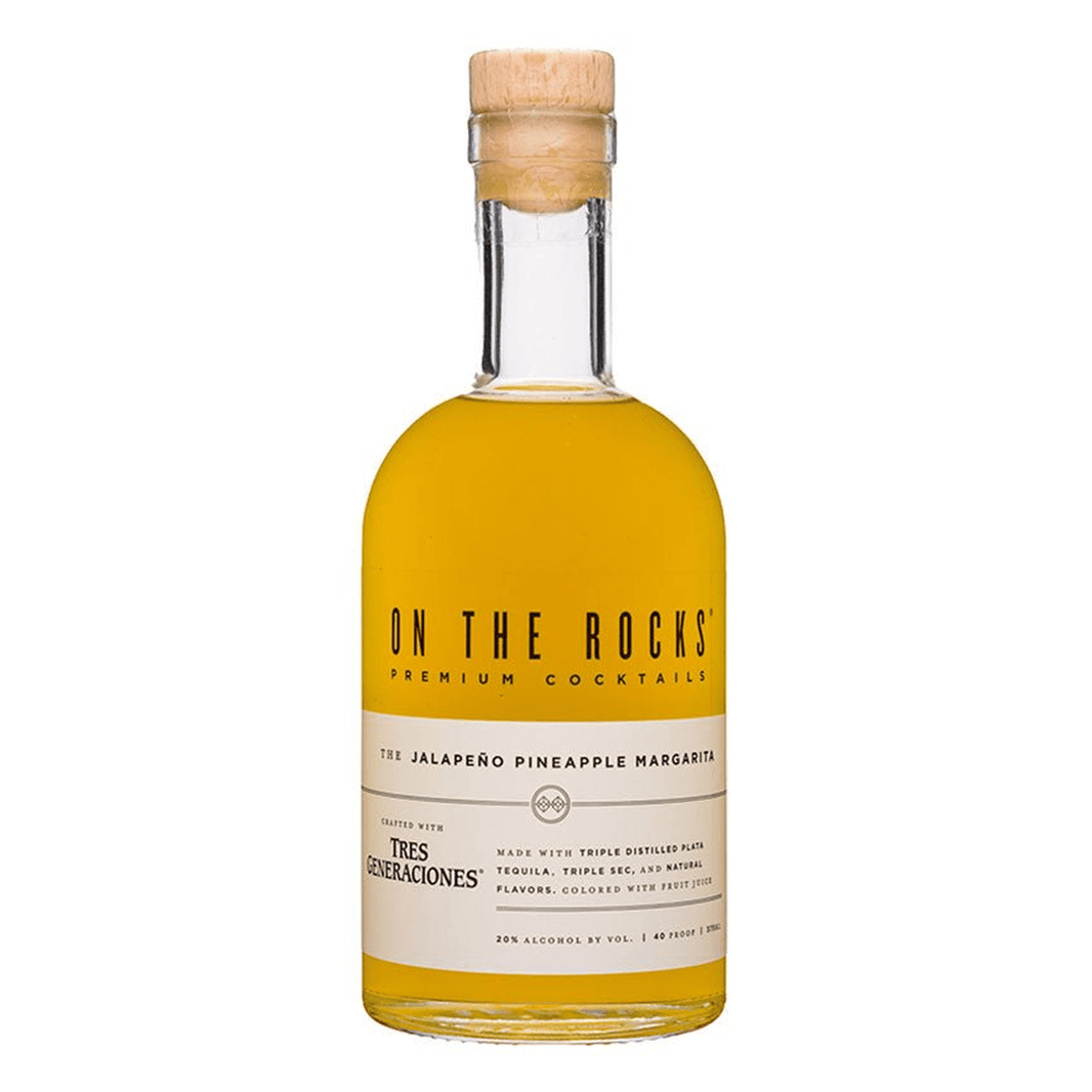 On The Rocks Jalapeño Pineapple Margarita Cocktail 375ml - Shop Buzzed