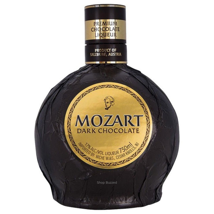 Mozart Dark Chocolate Liqueur 750ml - Shop Buzzed