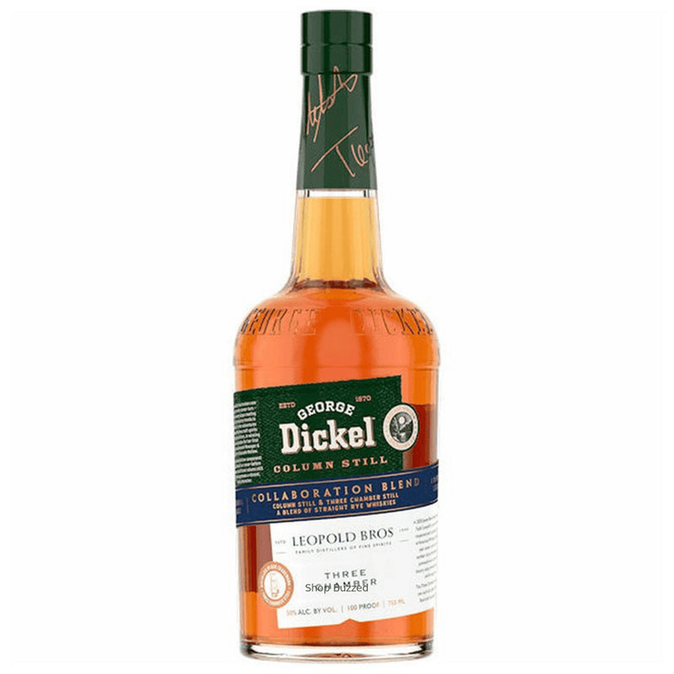 George Dickel x Leopold Bros. Rye Whiskey 750ml - Shop Buzzed
