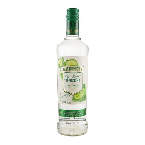 Smirnoff Cucumber & Lime Infusions Vodka 750ml - Shop Buzzed