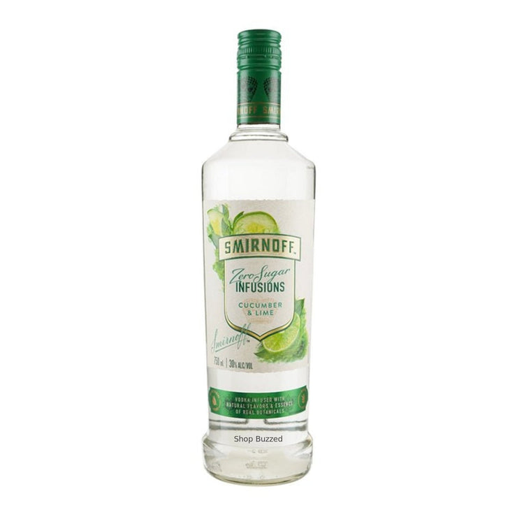 Smirnoff Cucumber & Lime Infusions Vodka 750ml - Shop Buzzed
