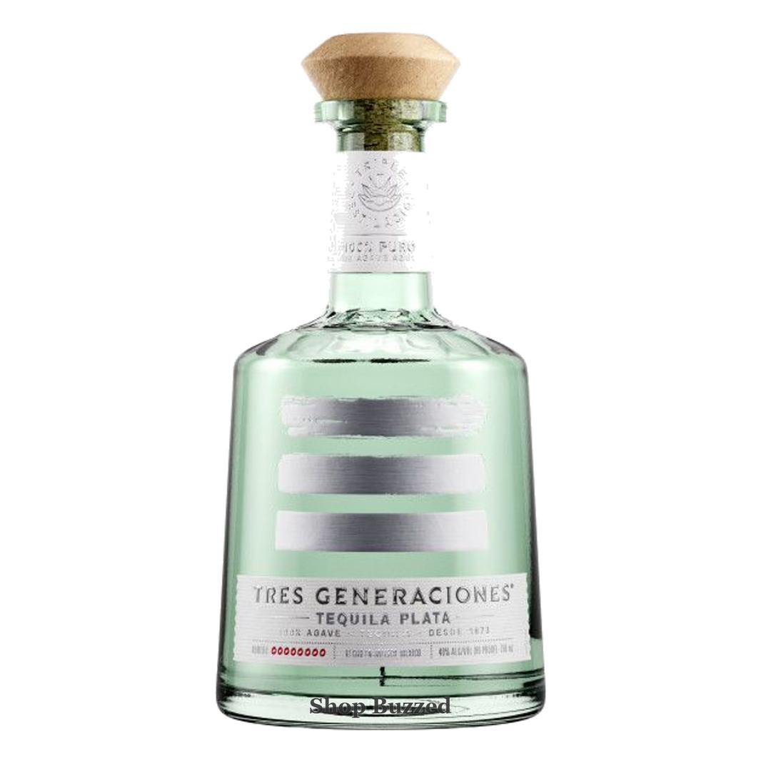 Tres Generaciones Plata Tequila 750ml - Shop Buzzed