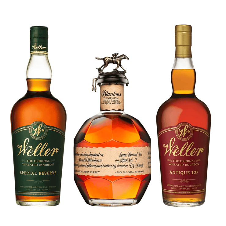 Weller Antique 107 Proof, Special Reserve & Blanton's Bundle - Shop Buzzed