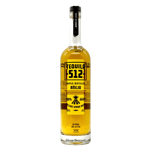 Tequila 512 Anejo 750ml - Shop Buzzed
