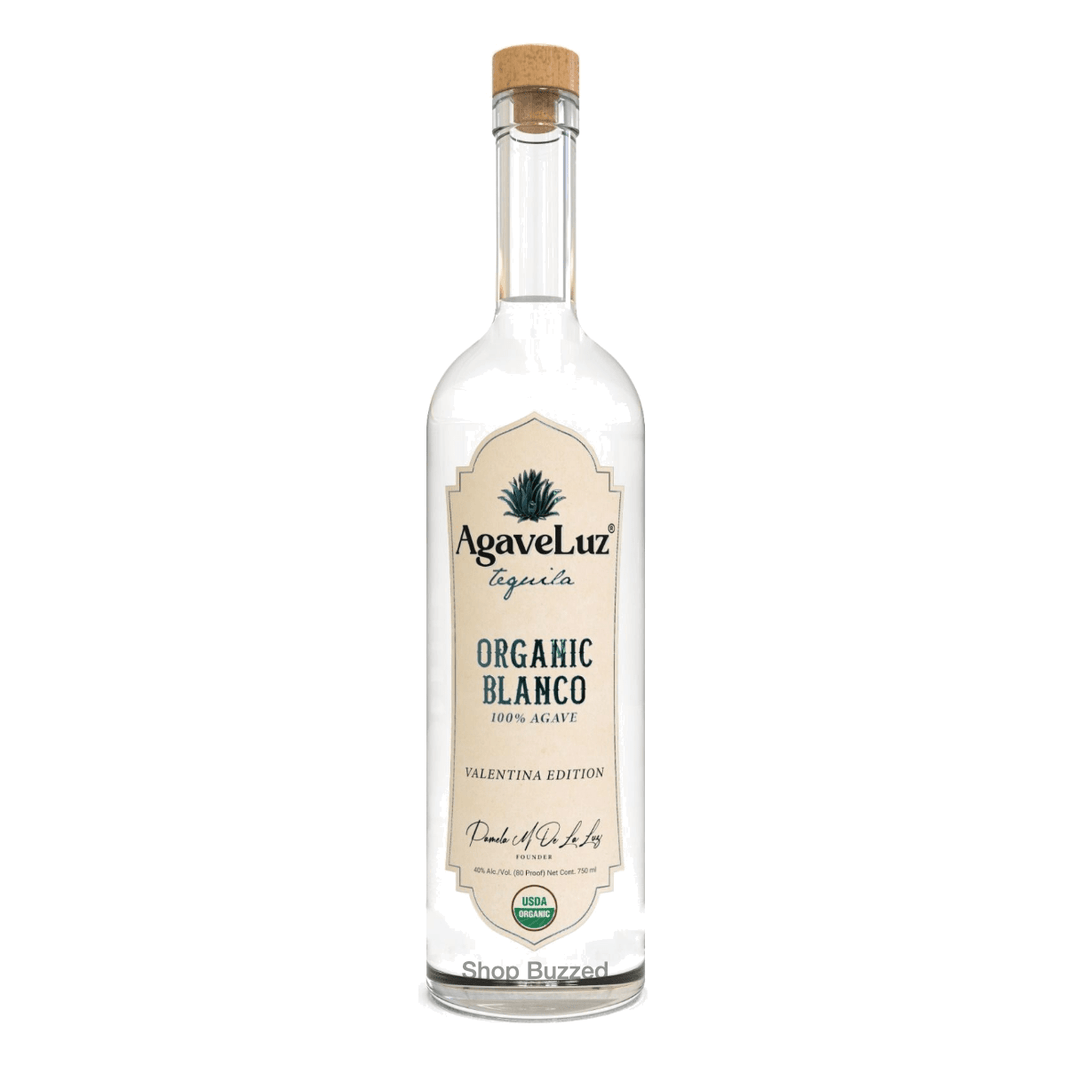 AgaveLuz Organic Blanco Tequila Valentina Edition 750ml - Shop Buzzed