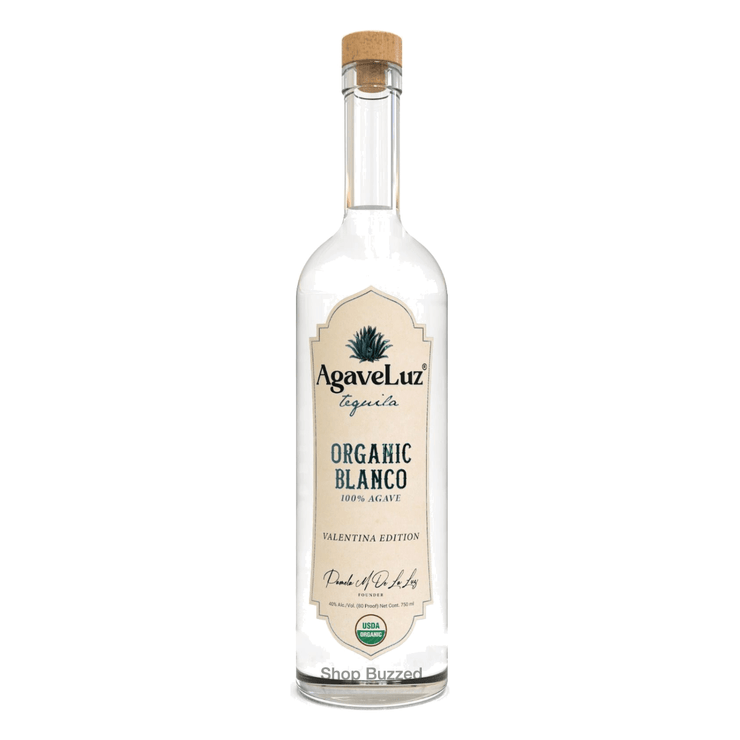 AgaveLuz Organic Blanco Tequila Valentina Edition 750ml - Shop Buzzed