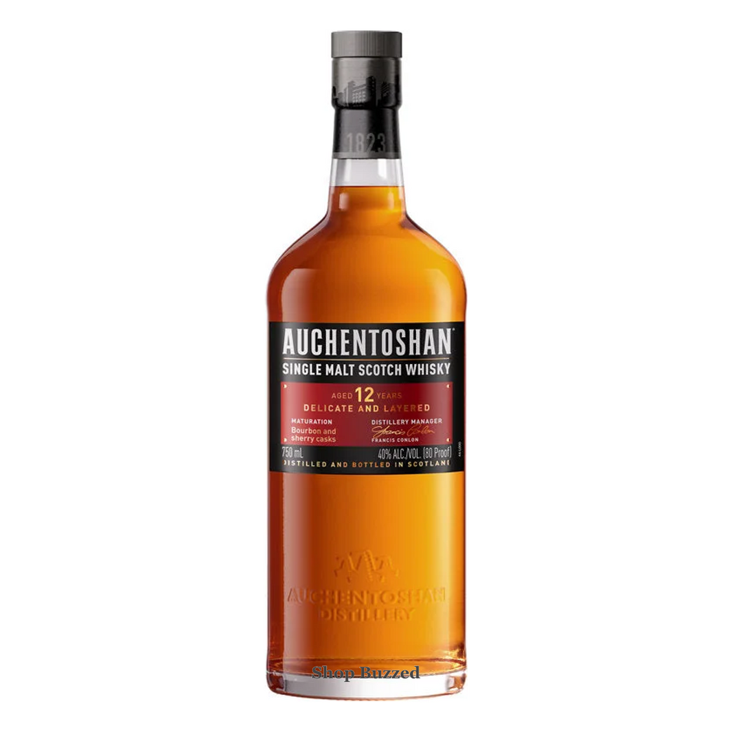 Auchentoshan 12 Year Single Malt Scotch 750ml - Shop Buzzed