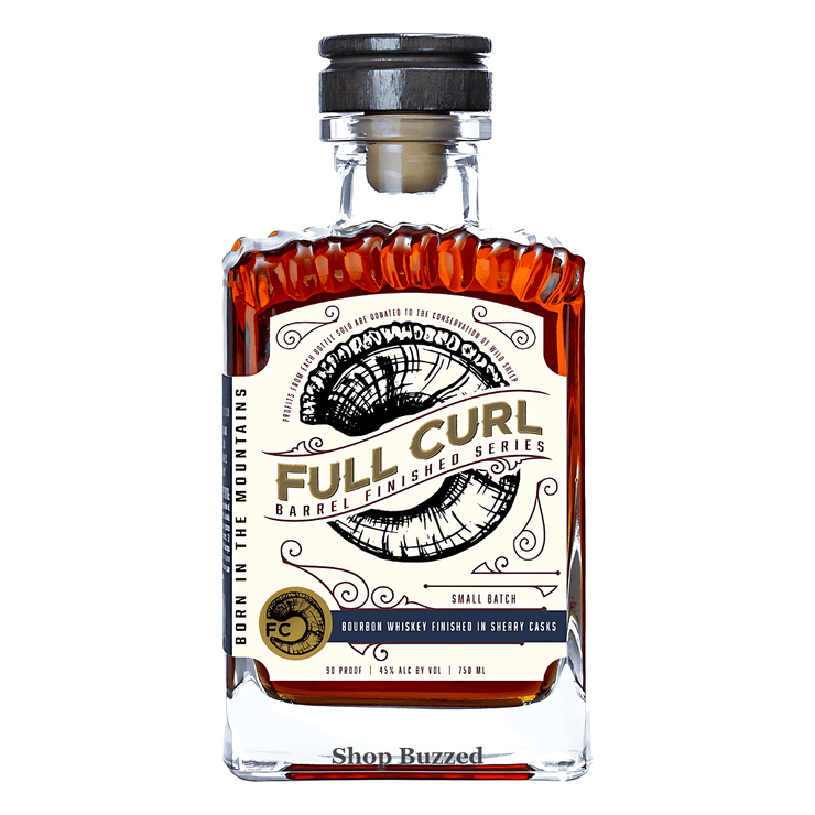 Full Curl Bourbon Whiskey Finished In Sherry Casks 750ml - Shop Buzzed