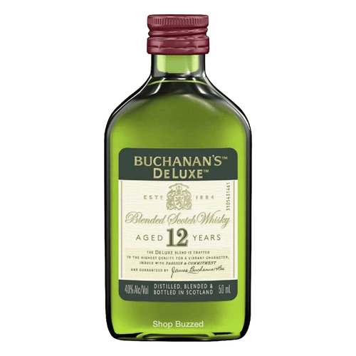 Buchanan's Deluxe 12 Year Blended Scotch Whisky 50ml - Shop Buzzed