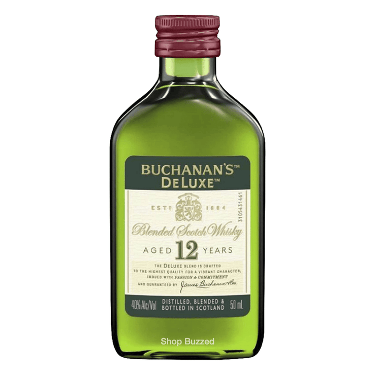 Buchanan's Deluxe 12 Year Blended Scotch Whisky 50ml - Shop Buzzed