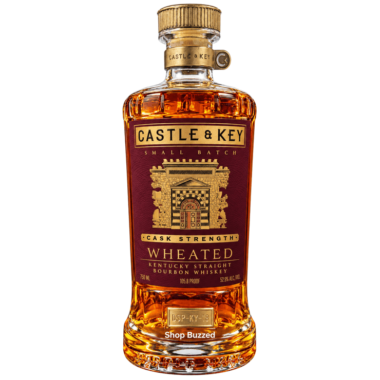Castle & Key Wheated Cask Strength Bourbon 7 year 750ml - Shop Buzzed