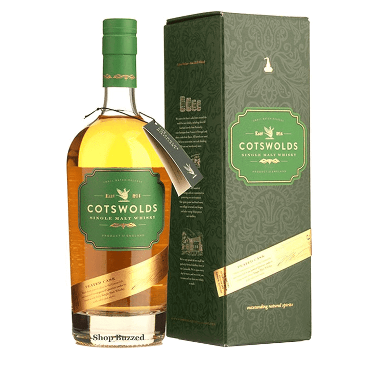 Cotswolds Peated Cask Single Malt Whisky Batch 1600 700ml - Shop Buzzed