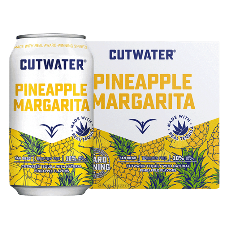 Cutwater Pineapple Margarita 4 Pack 355ml Cans - Shop Buzzed