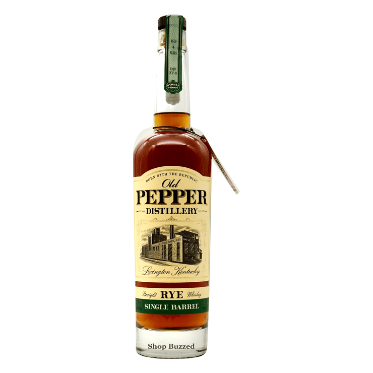 Old Pepper Single Barrel Rye Barrel Proof 750ml - Shop Buzzed
