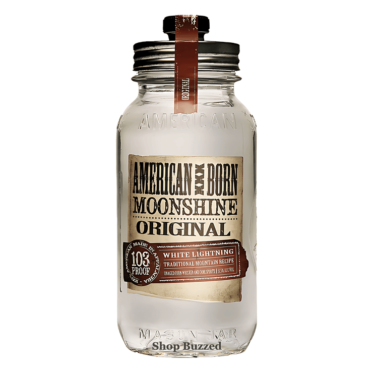 American Born Moonshine Original White Lightning 750ml - Shop Buzzed