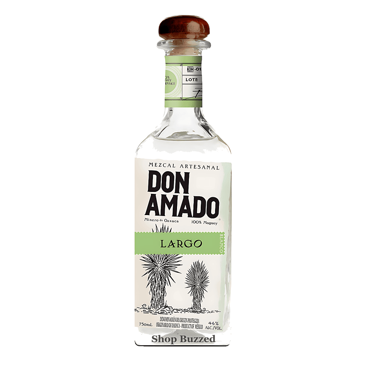 Don Amado Largo Mezcal Artesanal Minero de Oaxaca 750ml - Shop Buzzed