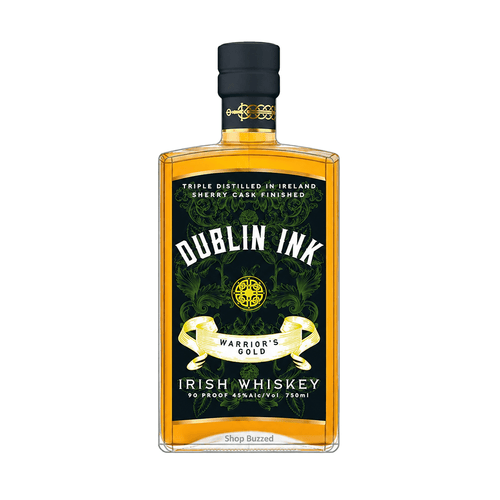 Dublin Ink Warrior's Gold Irish Whiskey 750ml - Shop Buzzed