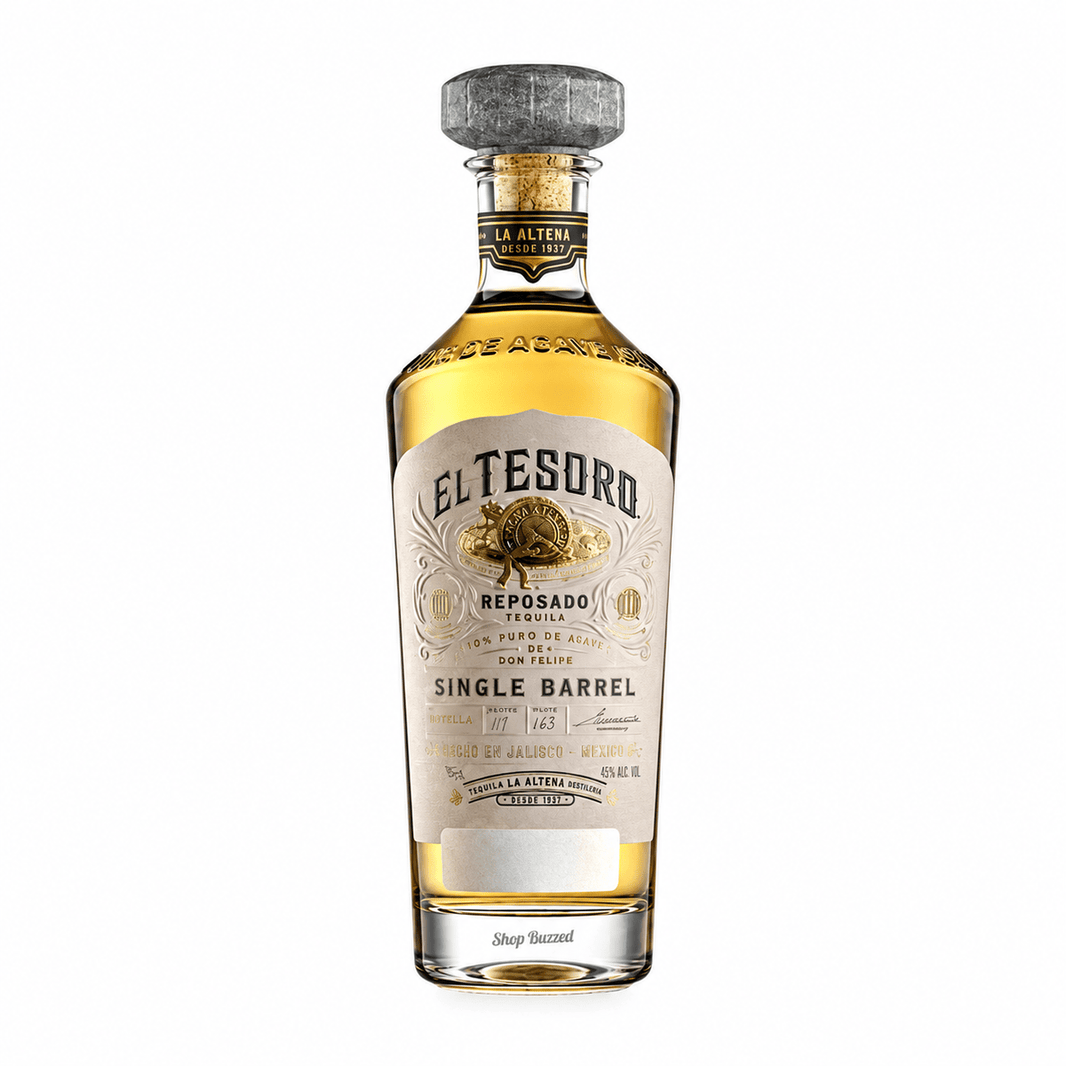 El Tesoro Reposado Single Barrel Limited Edition Tequila Hombre Barrel Select 750 ML - Shop Buzzed
