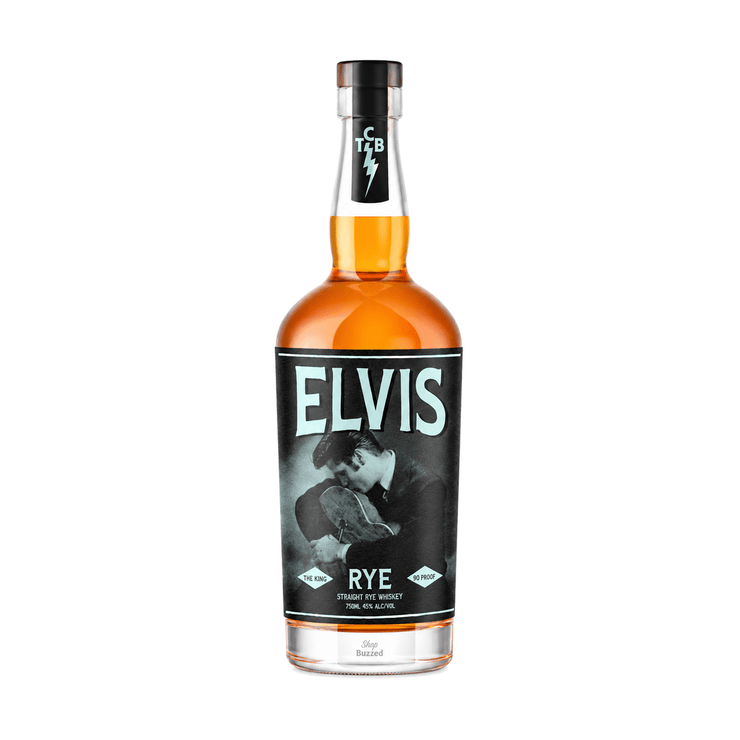 Elvis The King Straight Rye Whiskey 750ml - Shop Buzzed