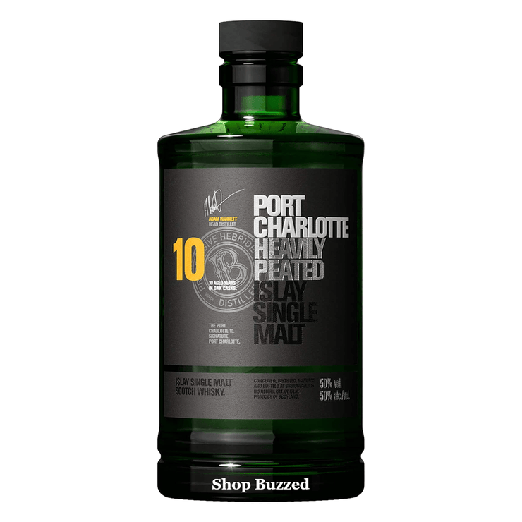 Bruichladdich Port Charlotte Heavily Peated Single Malt Scotch Whiskey 750ml - Shop Buzzed