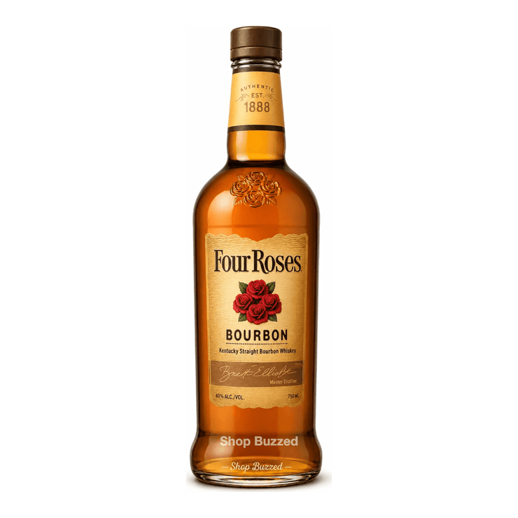 Four Roses Yellow Label Kentucky Straight Bourbon Whiskey 750ml - Shop Buzzed