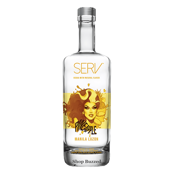 SERV Vodka With Natural Flavor Pineapple Manila Luzon 750ml - Shop Buzzed