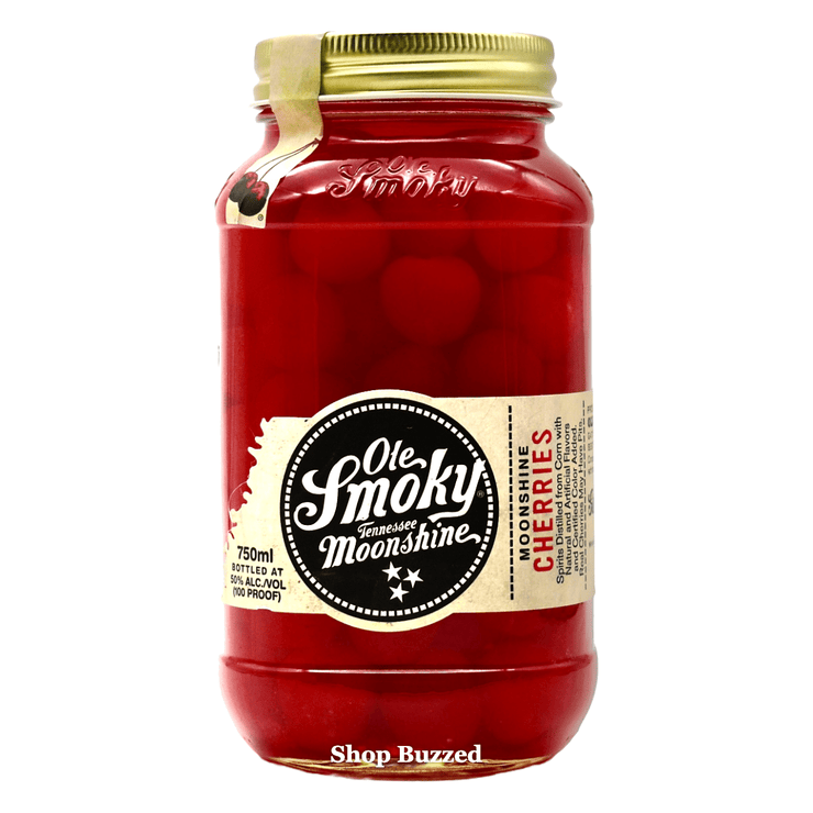 Ole Smoky Cherries Moonshine 750ml - Shop Buzzed