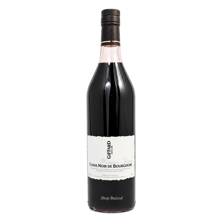Giffard Cassis Noir de Bourgogne Liqueur 750ml - Shop Buzzed